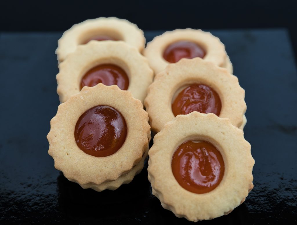 firenzocchi con marmellata di albicocca